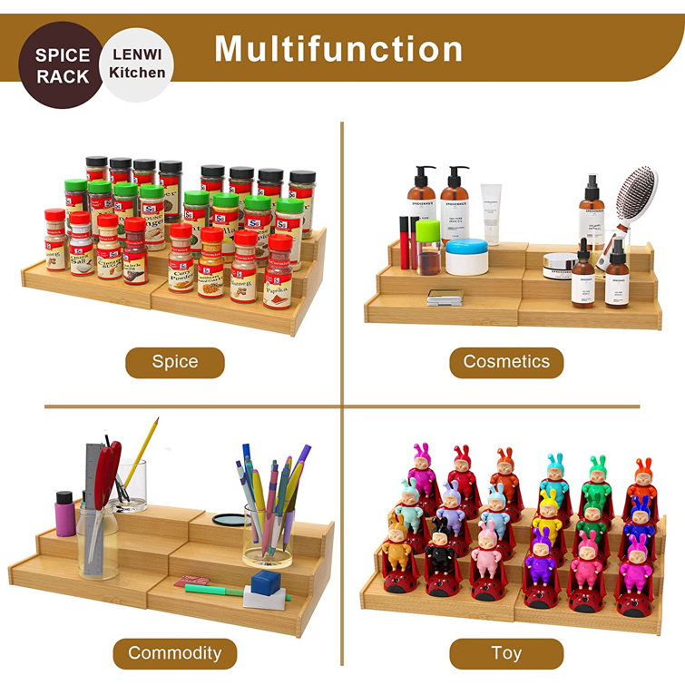 Ccornelus Freestanding Bamboo Spice Rack Wayfair Canada